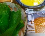 菠菜里雞肉排蛋堡的食譜步驟1照片