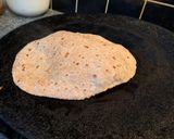 A picture of step 3 of Layered Chappathi (Traditional Indian wheat bread).