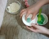 A picture of step 3 of Nariyal Laddo.