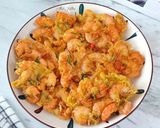Foto langkah ke 3 dari resep Bakwan Udang Daun Jeruk.