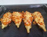 Foto del paso 4 de la receta: Berenjenas rellenas vegetarianas exprés con soja texturizada