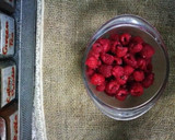 A picture of step 6 of Sparkling Raspberry lemonade|| preserved raspberry lemonade.