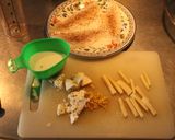 Foto del paso 12 de la receta: Hortalizas con lenguaditos fritos y salsa de don roquefort para Tutti