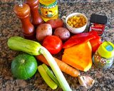 Foto del paso 1 de la receta: Guisado de fideos y verduras. 100 % vegetariano. #Mercado
