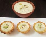 A picture of step 7 of Kesar Pistachio Phirni Tart.