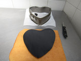 Tarta corazón mousse de fresa y maracuyá