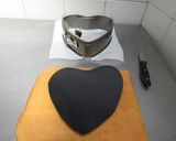 Foto del paso 1 de la receta: Tarta corazón mousse de fresa y maracuyá