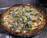 A picture of step 4 of Cheese & Onion Smashed Patata Pie.