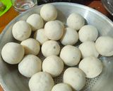 Foto langkah ke 3 dari resep Onde2 glowing isi kacang hijau.