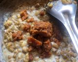 A picture of step 2 of Green lentils Payasam.