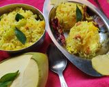 A picture of step 4 of Mango rice.