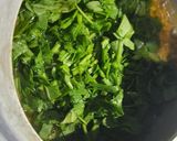 A picture of step 5 of Palak Dal Moradabadi.
