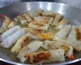 A picture of step 2 of Bún Thịt Nướng with Bình Định Shrimp Spring Rolls.