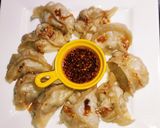 A picture of step 14 of Dumplings or Momos Served With Chilli Oil.