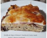 Foto del paso 4 de la receta: Tortilla de papa al horno c/Trocitos de Carne asada _Paleta y Queso Gratinado_