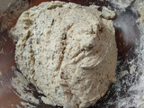 Gluten-Free, No-Knead Buckwheat Chia Bread (w/ pumpkin seeds)