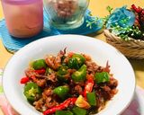 Foto langkah ke 4 dari resep Cumi asin Cabe ijo.