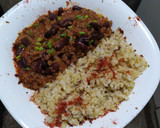 Foto del paso 5 de la receta: Chili con frijoles (porotos) rojos y arroz yamaní integral
