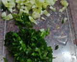 A picture of step 5 of Desi Mexican taco.