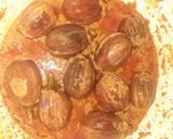 A picture of step 5 of Hyderabad style eggplant (baigan bharwa).