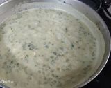 A picture of step 4 of Methi malai mutter.