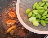 A picture of step 4 of Thai Style Stir Fried Bitter Bean with shrimp Homemade Chili Shrimp paste Recipe.