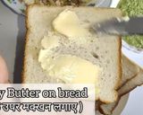 A picture of step 4 of Veg Cheese Sandwich 😋.