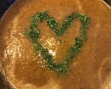 A picture of step 4 of Tomato, Mushroom, and Parsnip Soup.