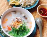 Hình bước làm 3 của món Cháo sườn rau củ