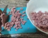 Foto del paso 1 de la receta: Ensalada de jamón york en 11 minutos