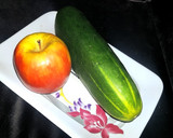 A picture of step 1 of Cucumber juice.