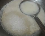 A picture of step 2 of Sev khoya burfi.
