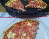 Foto del paso 8 de la receta: Tarta fácil de jamón, queso y tomate con amigos