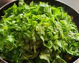A picture of step 4 of Spinach potatoes bhaji (palak batata bhaji).