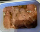Csirkemell, zöldségágyon recept fázis 2 fotója