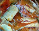 Gambar langkah 4 resipi Gulai ikan haruan.