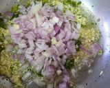 A picture of step 2 of One Pot Mexican Rice.