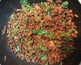 A picture of step 6 of Manipuri keli chana.