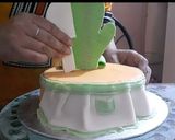 A picture of step 14 of Mayo Malt Chocolate Cake (Kitchen Themed).