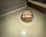 A picture of step 18 of My second green bean cut casserole onion garlic sandwich.