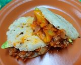 Foto del paso 6 de la receta: Arepas rellenas con carne y verduras