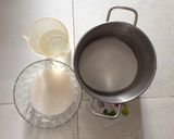 Hình bước làm 1 của món Rau câu dừa
