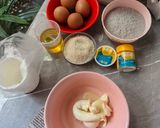 Foto langkah ke 1 dari resep Bolu Ketan Hitam Keju Lumer #628.