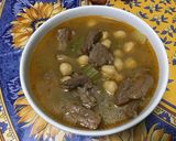 Une image de l'étape 19 de Soupe au bœuf, céleri, tomates et pois chiches.