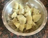 A picture of step 3 of Sweet potato chat.