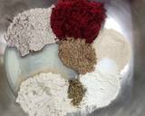 Multigrain beetroot crackers recipe step 2 photo