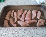 Foto del paso 3 de la receta: Pavo con salsa de naranja y cuscús. Receta fit