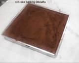 Foto langkah ke 8 dari resep Roll cake brownies batik.