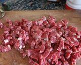 Foto del paso 1 de la receta: Guiso de carne con trigo sarraceno