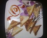 A picture of step 6 of Veggie mayo sandwich.